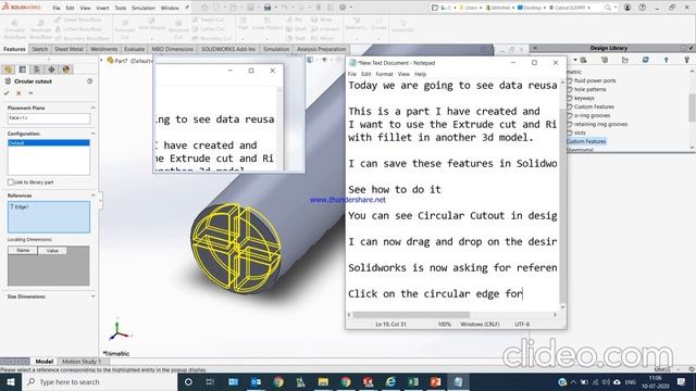 Solidworks Data Reuse смотреть онлайн