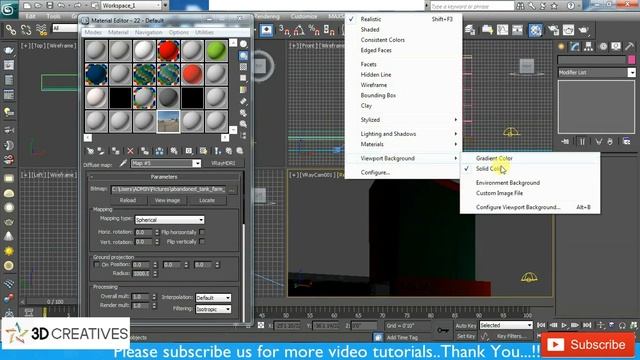 3ds max Vray HDRI exterior dome lighting tutorial смотреть онлайн