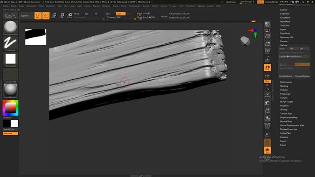 Tribal Hut Creation in Zbrush || Easy way to create Wood in Zbrush for Beginners смотреть онлайн