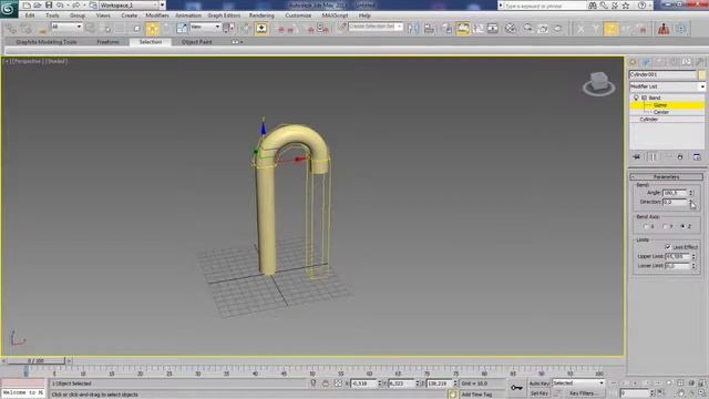 Bend In 3Ds Max смотреть онлайн