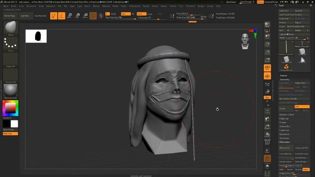 Solo leveling - statue of God Zbrush sculpt смотреть онлайн