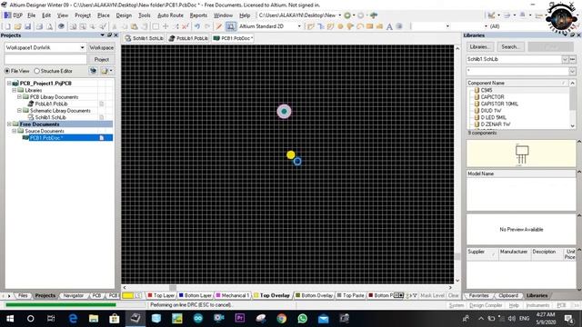 tutorial altium designer schematic library and PCB library 5 смотреть онлайн