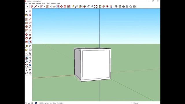 SIMPLE SKETCHUP - How to make a rubik's cube in Sketchup смотреть онлайн