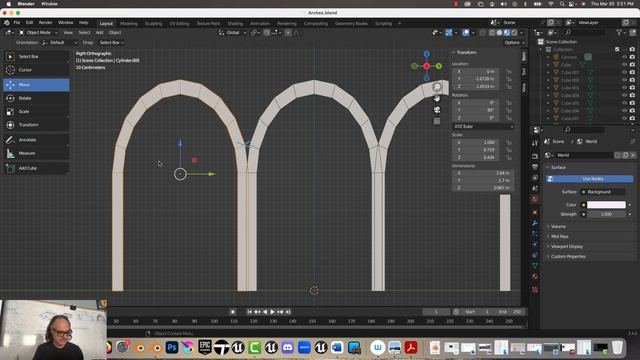 Blender Modelling Arches смотреть онлайн