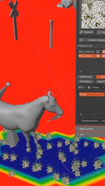 How to create detailed grass scatter #shorts #blender #3d #b3d смотреть онлайн