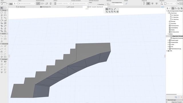 Archicad 22 2D Stiegenlinien mit Morph ins 3D übernehmen смотреть онлайн