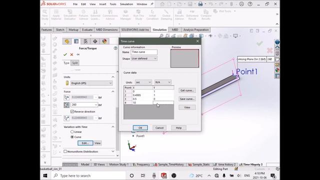 Solidworks Simulation Demo 02 200 Time History Analysis смотреть онлайн
