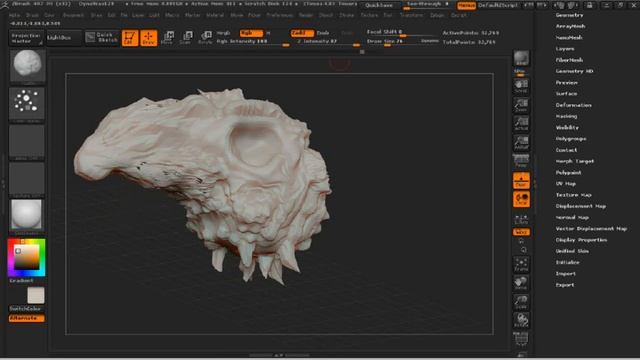 043. Таня Гроттер и ZBrush. Мертвый гриф. Часть 1. смотреть онлайн