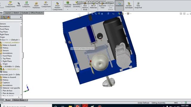 Mechanical Ventilator Design Using SOLID WORKS смотреть онлайн