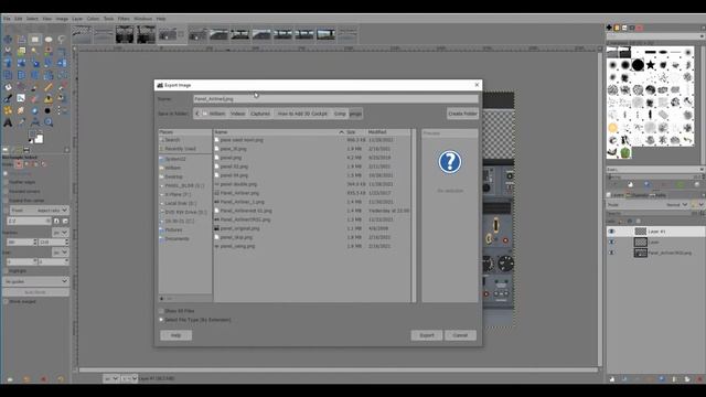How to Create a 3-D Cockpit for X-Plane 11 Part 6 ~ Using Gimp смотреть онлайн