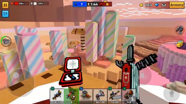 Knife and Compass vs Mega-Horn [Pixel gun 3d] смотреть онлайн