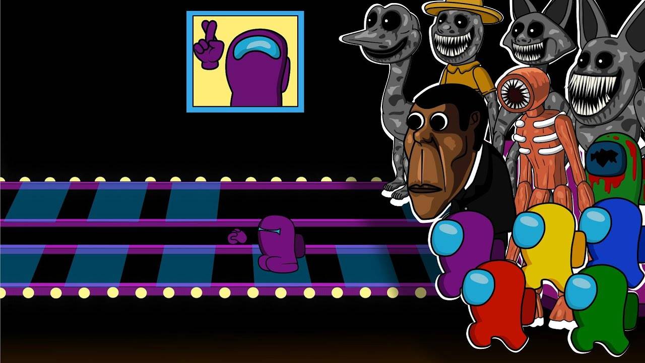 АМОНГ АС ИГРА В КАЛЬМАРА ВЕСЕЛАЯ АНИМАЦИЯ смотреть онлайн