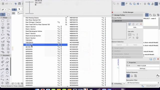 ArchiCAD Alterations Project 29 Importing standard Profiles смотреть онлайн