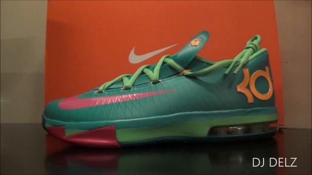 Nike KD 6 VI SuperHero Sneaker Review WIth DJ Delz GS Super Hero смотреть онлайн