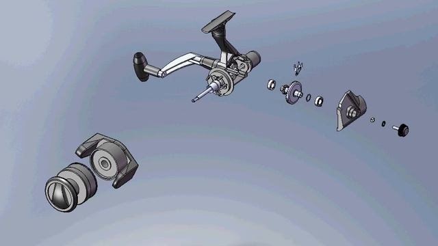 CAD Fishing Reel Model take 2 - Collapse смотреть онлайн