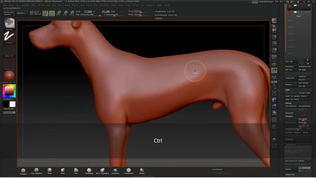 Zbrush 4 r4 En Espanol - Re-topologia; Extraccion, Polygrupos, Combina Topology brush y Zspheres смотреть онлайн