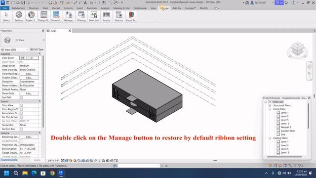 Restore Autodesk Revit commands Ribbon setting to by default || Easy Way смотреть онлайн