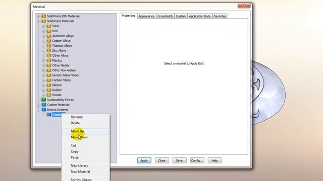Creating Custom Materials in SolidWorks смотреть онлайн