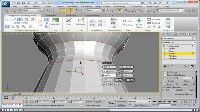 Autodesk 3ds Max - 9. Modelleme Şeridi ile Poligon Modelleme - 8. Bir Gözün Parçalarını Birleştirme смотреть онлайн