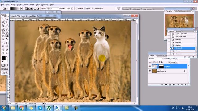 Уроки по Photoshop CS - инструменты рисования - штамп смотреть онлайн