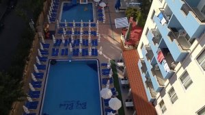 Обзор территории с 7го  этажа Club Big Blue Suit Hotel 4* Аланья, Турция