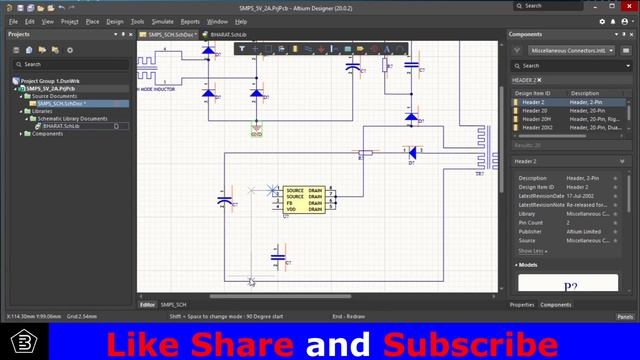 SMPS Circuit design Altium20 Part-1 смотреть онлайн