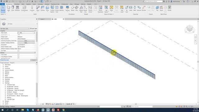 Revit railing profile смотреть онлайн
