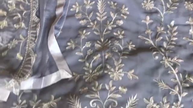 Lavender grey XXL Zarqash Replica Georgette Salwar Kameez смотреть онлайн