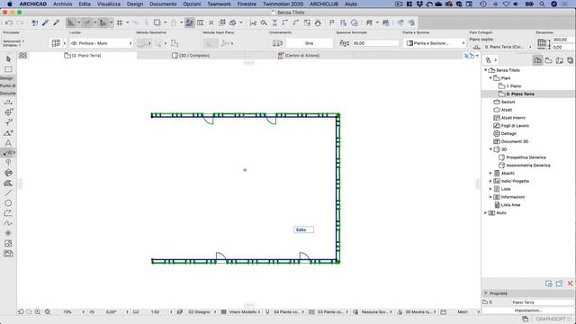 Come quotare in ARCHICAD le Porte e le Finestre del Curtain Wall смотреть онлайн