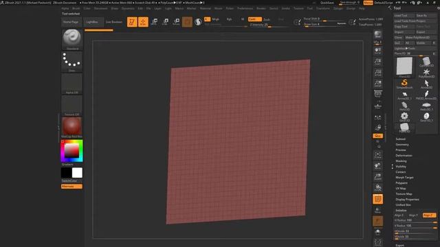 006 ZBrush Primitives and Polymesh3D смотреть онлайн