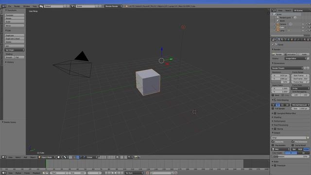 4 - Blender 2.72, la barre de menu haut смотреть онлайн