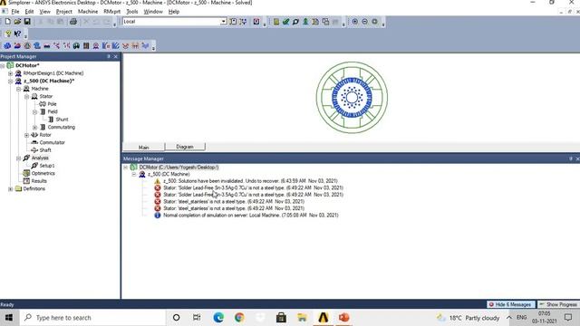 DC Machine DC Motor Design and simulation using ANSYS Maxwell software RMXprt смотреть онлайн
