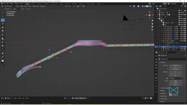Watch Band Rigging in Blender. #vorStudios #blender #rigging смотреть онлайн