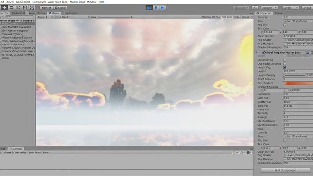 Sky Master ULTIMATE Standard Pipeline - Use of dynamic clouds - sun - fog with static skybox смотреть онлайн