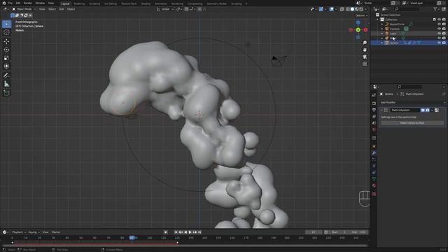 Create amazing animations using Metaballs in blender 3.0 смотреть онлайн