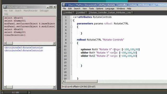 Video Corso Autodesk 3DS Max 2012 Animazione 101 - Lezione 054 - MaxScript creazione GUI Rig смотреть онлайн