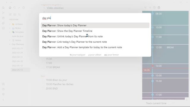 DAY PLANNER ∞ Présentation, Prise En Main Et Structure Des Notes (Obsidian)
