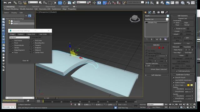 1 Modelling the roof tennis court 3ds Max 16 смотреть онлайн