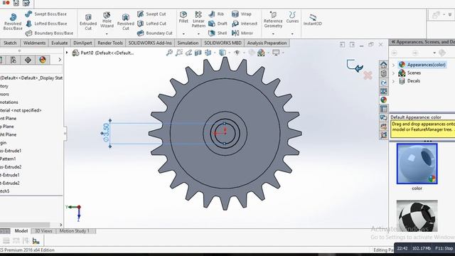 How to design Planetary gearbox in solidworks смотреть онлайн