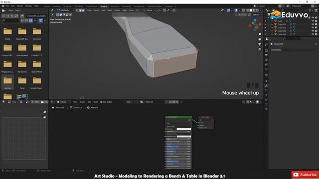 How to make a simple 3D model in Blender || Blender beginner complete course смотреть онлайн