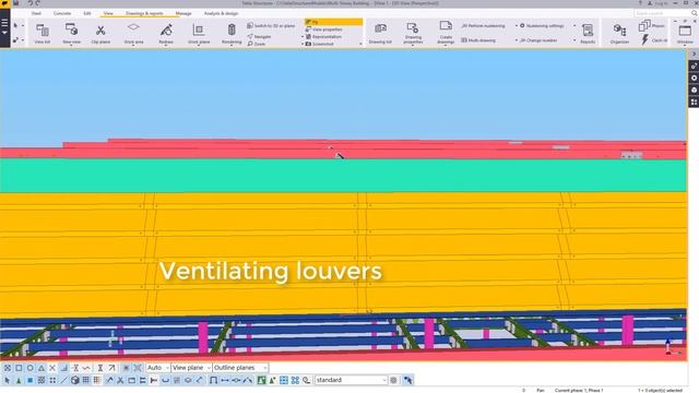 Mega-structures Multi Storey Steel Building | Tekla Structures смотреть онлайн