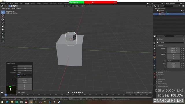 How to use a boolean modifier for holes смотреть онлайн