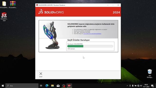 SOLIDWORKS 2024 YÜKLEME VİDEOSU - 3 DAKİKADA SOLİD YÜKLE