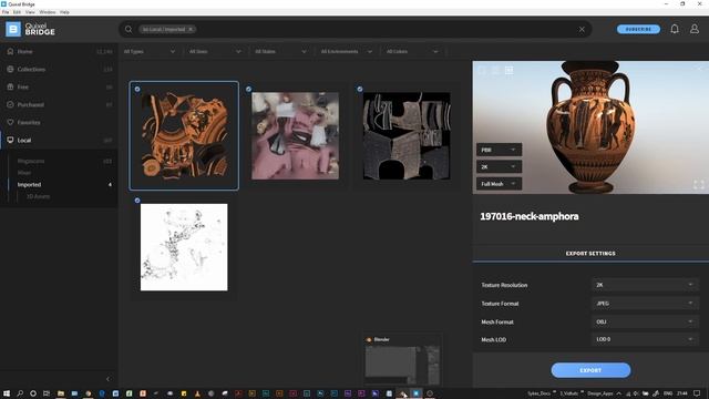 Any Model into QUIXEL BRIDGE To BLENDER! (Or other 3D Software) смотреть онлайн