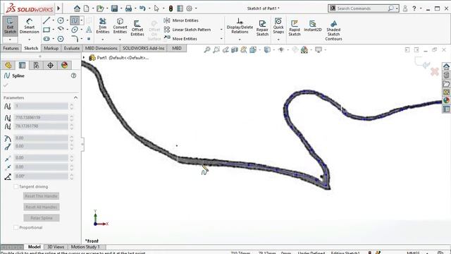 Tracing an image in SolidWorks смотреть онлайн