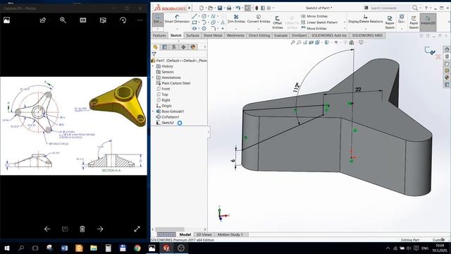 Solidworks Model Mania 2020 - model 0032 смотреть онлайн