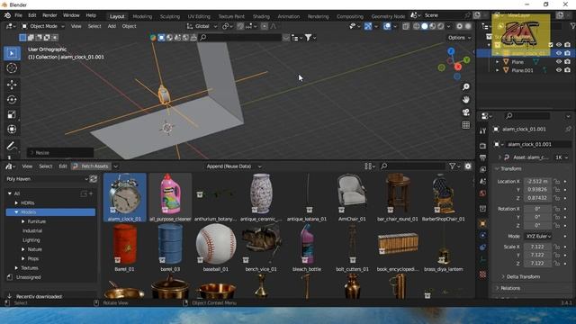 Blender Asset Browser | Poly Haven Asset Addon For Blender | Asset Library in Blender смотреть онлайн