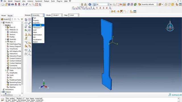 tensile test - XFEM crack growth - 3D model#abaqus смотреть онлайн