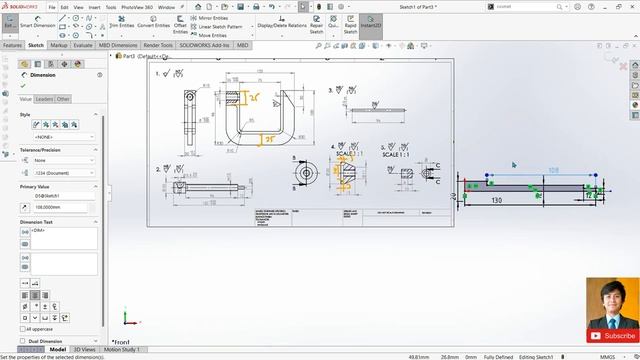 #20: PARTS G-CLAMP SOLIDWORKS смотреть онлайн