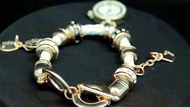 Часы браслет в стиле Пандора белого цвета смотреть онлайн